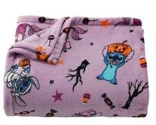 The Big One Oversized Plush Throw Blanket Halloween Stitch 60" x72"