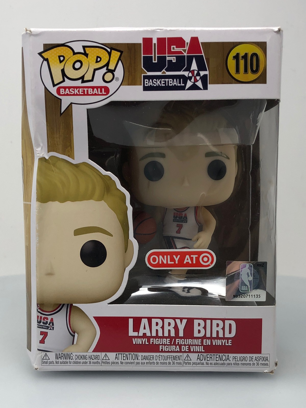 En Oferta Funko Pop! Deportes Ee. Uu. Baloncesto Larry Bird #110 Objetivo Exclusivo Caja Dañada