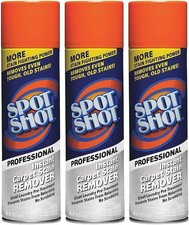 Spot Shot Carpet Stain Remover Professional 18oz 3 Pack