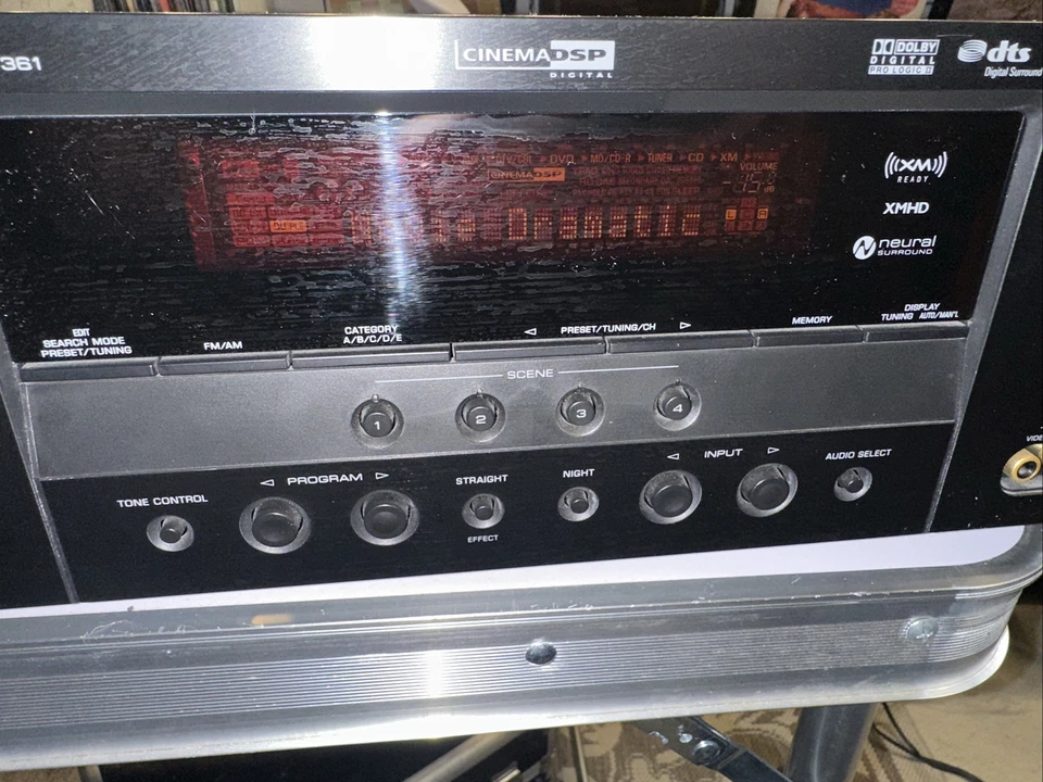 Yamaha Natural Sound AV Receiver RX-V365 HDMI Home Theater Stereo - Image 4 of 4