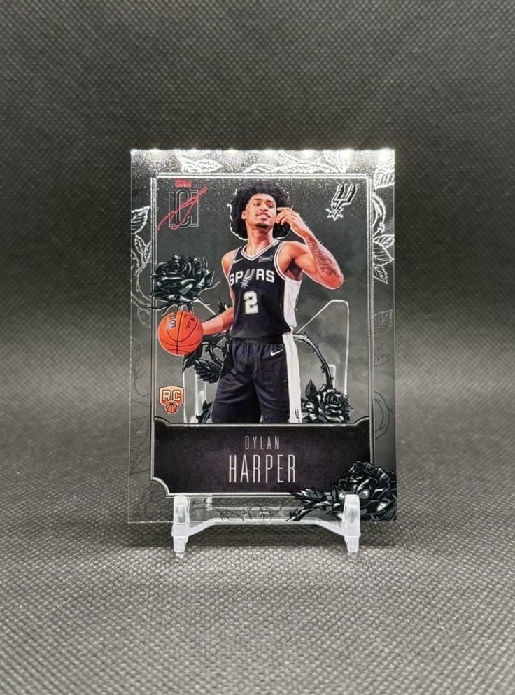 2025-26 Topps Signature Class Dylan Harper ROSES Acetate Case Hit SSP Spurs RC