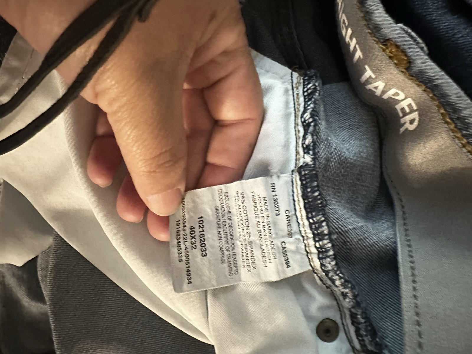 Lee mens Jeans Active stretch blue 40 x 32 straight taper elastic Wide waist 