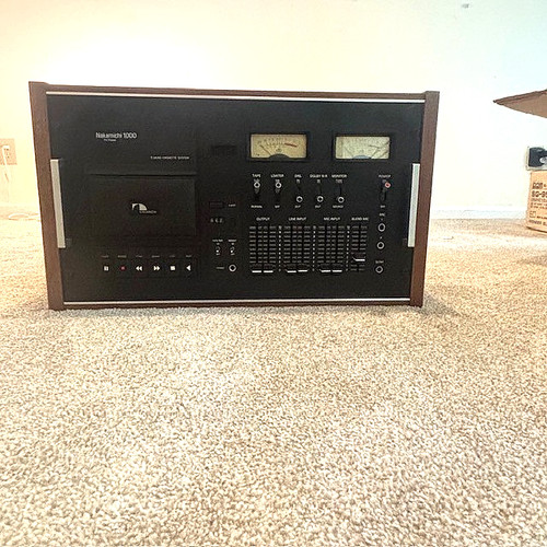 Nakamichi 1000 Tri-Tracer 3-Head Cassette Deck Original Box Packing Never Used