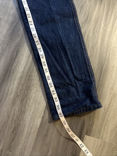 Rare! NWT Vintage FERARRI Denim Jeans High Waist Tapered 70s(?) Vtg Dark Rinse - Picture 9 of 12