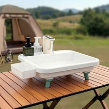 Portable Hand Washing Station with Electronic Faucet Adjustable Outdoor Sink Sta