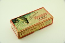 Vintage Heddon Down Leaping Bass Antique Fishing Lure Empty Box RC4
