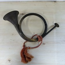 Vintage Brass Bugle Fox Hunting Musical Decorative 34cm