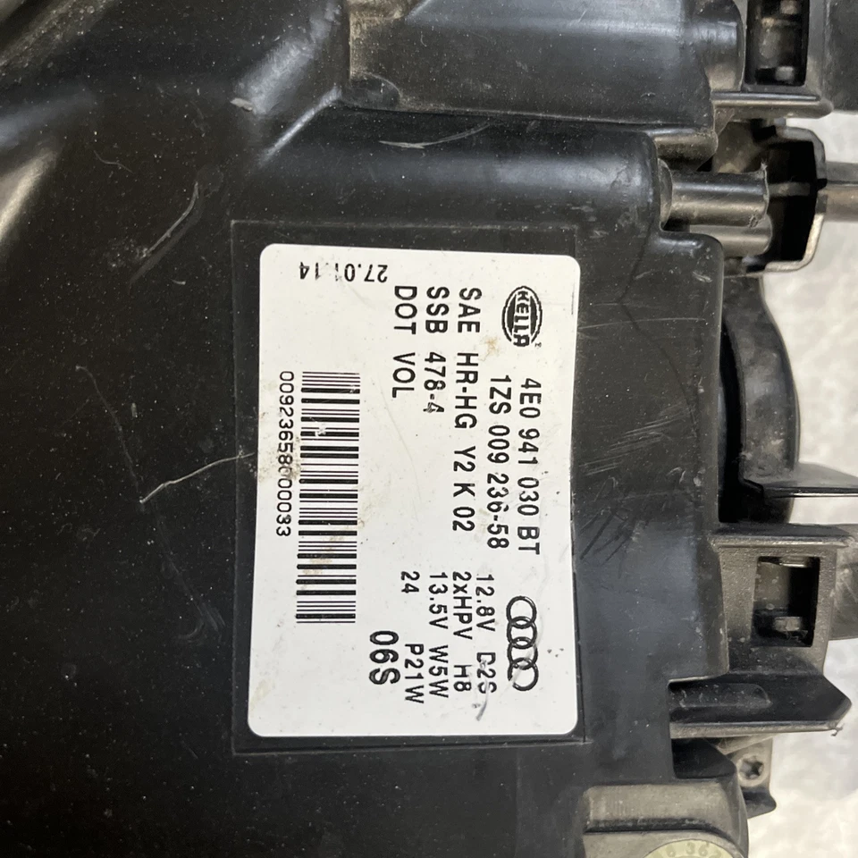 2008-2012 Audi A6 Right Head Light - Image 2 of 4