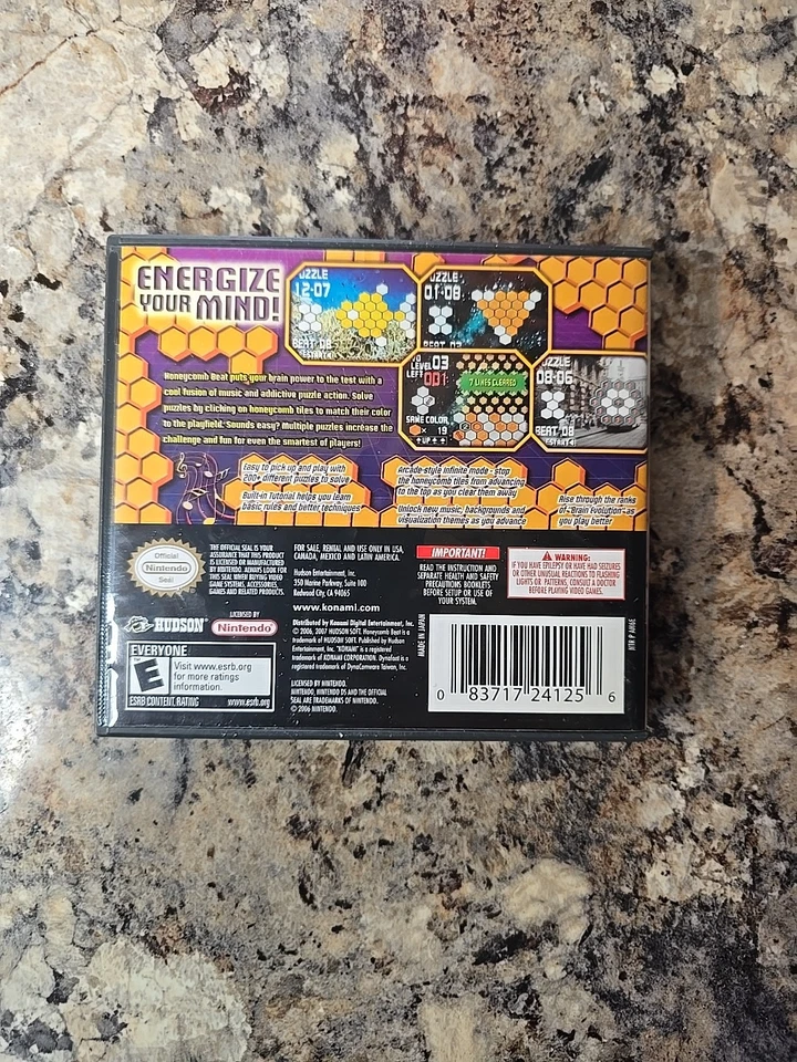 Honeycomb Beat (Nintendo DS, 2007) CIB - Very Good Condition - Image 2 of 3