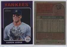 2024 Topps Heritage Hot Box Chrome Purple Refractor Aaron Judge #112