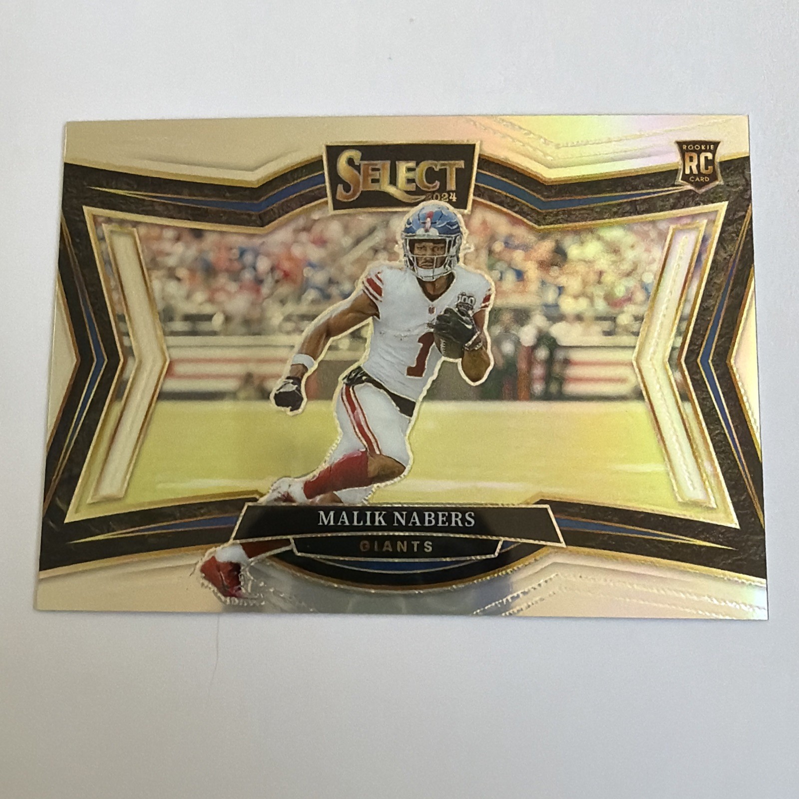 2024 Panini Select - Field Level Malik Nabers #473 Silver Prizm (RC)