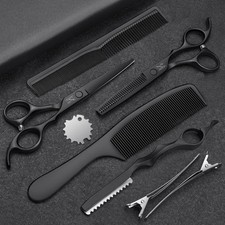 JASON Hair Cutting Scissors Set - Professional 10 PCS Haircut Scissors kit, T...