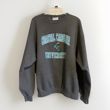 Champion Coastal Carolina Chanticleers Mens XL Crew Neck Sweatshirt EUC
