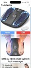 EMS & TENS Dual System Foot Massager Stimulator LCD Remote AP1-350 2CH — photo 1