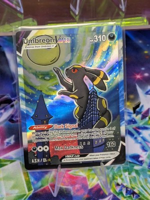 GENERATION ONE -Umbreon Vmax, After Skool Hobby Fan Made Art Set