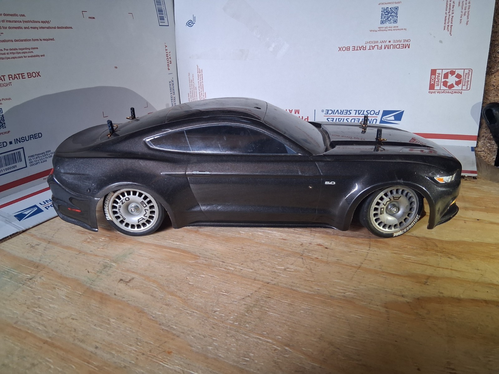 4wd Electric Hobby Grade Rc Model Black Chassis & Body