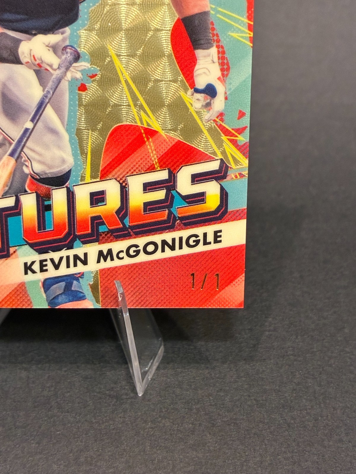 2026 Topps Finest Futures Superfractor Kevin McGonigle RC Detroit Tigers 1/1 view 4