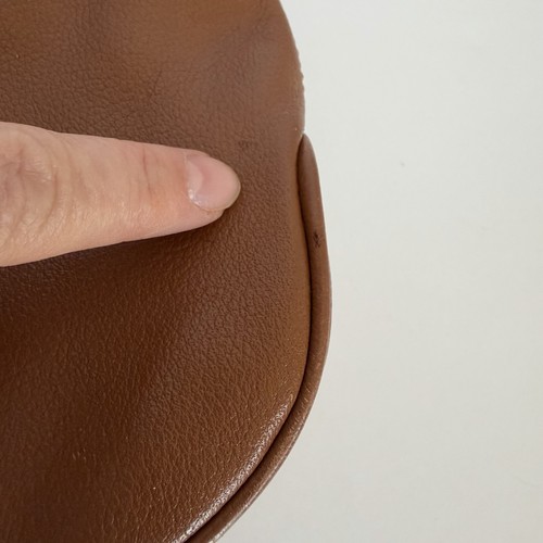 Kate Spade Rosie Small Crossbody Pebbled Leather Camel Brown Tan Stripe Strap - Picture 3 of 11