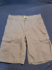 Vintage Carhartt Relaxed Fit Cargo Shorts 34x10 Dark Gray