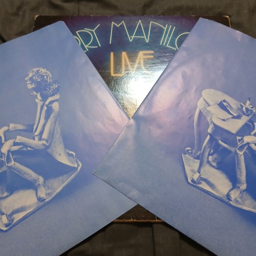 π΅ Barry Manilow β Live 2xLP Vinyl 1977 Arista πΆ Double Album π Gatefold Cover - Picture 22 of 22