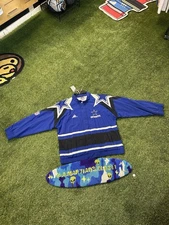 Vintage 90s Dallas Cowboys Apex One Pro Line  Jacket Men’s XL Blue NFL Big Logos