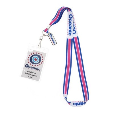 Lost Oceanic Airlines Lanyard with ID Card & Charm