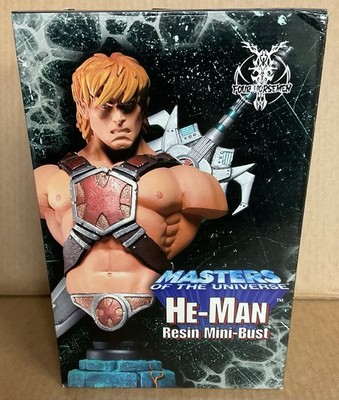 HE-MAN MINI-BUST (2004) NECA; Masters of the Universe; Four Horsemen; #407/3500