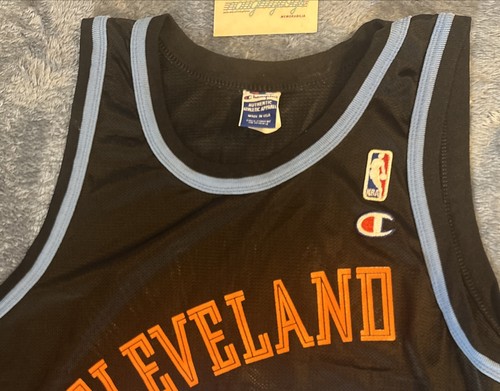 Vtg 90s Champion NBA Cleveland Cavaliers Terrell Brandon Basketball Jersey Sz 44 - Picture 4 of 14