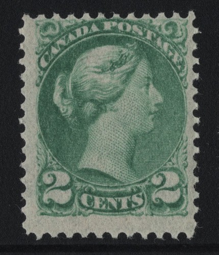 #36 Small Queen 2c Canada mint never hinged well centered - Foto 1 di 2