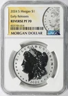 2024-S $1 Morgan Dollar NGC Reverse PF70 Early Releases