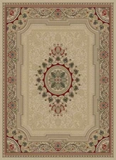 Traditional Persien 5x8 Medallion Border Flower Actual: 5' 3" x 7' 3"