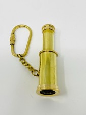Vintage Brass Telescope Keychain For Christma Gift