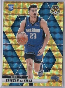 Tristan da Silva Rookie RC 2024-25 Panini Mosaic Reactive Yellow #230 Magic