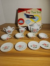 Childs toy tea set, 1960's ,made in Japan , China, 14 piece set.