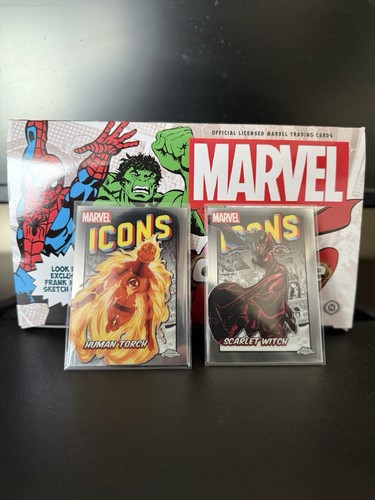 Topps chrome marvel 2024 Icon, 90’s, Comic Book Regular, 37 Base Bundle 🔥 - Picture 3 of 7