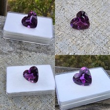 Amethyst 18 x17.3mm Heart Shape Loose Gemstone
