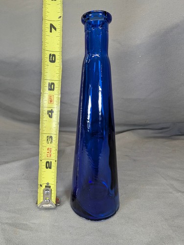Antique Cobalt Blue Glass Bottle Australian Consolidated Industries Chemical