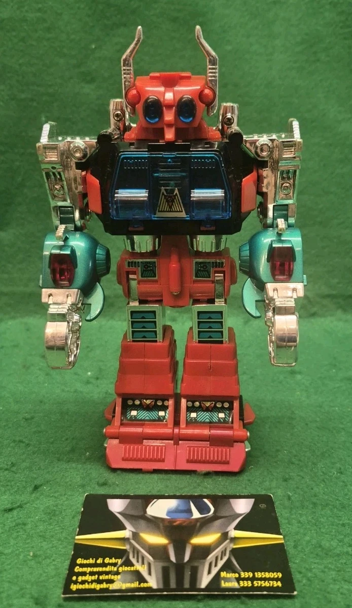 Robot Diaclone Vintage WARUDAROS Original Takara 1980 CONCIERTO hecho en Macao Box Ita