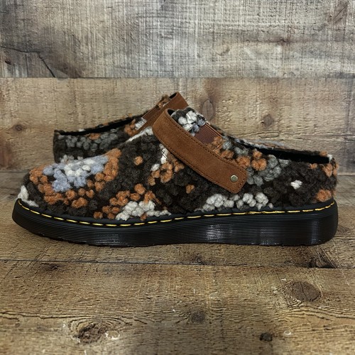Dr Martens Isham Crochet Wool Suede Men’s Size 12 Slip On Low Top Strap NEW - Picture 3 of 12