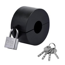 Door Knob Lockout Device Door Handle Lock Cover with Padlock  Keys Cover to ...