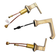 Delta Velum Faucet Handles Assembly 3 Piece Widespread Bronze Finish 2 Handle