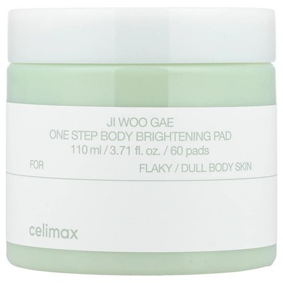Ji Woo Gae, One Step Body Brightening Pad, 60 Pads, 3.71 fl oz (110 ml)