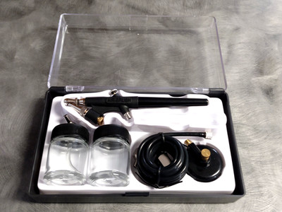 OPHIR Single-Action Air Brush Set 0.8mm Airbrush Kit  Spray Gun Artist Crafts -