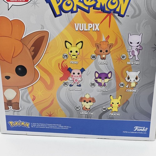 Funko Pop! Vinyl Jumbo 10" Pokemon Vulpix 10 Inch Target Exclusive 599 - Picture 5 of 8