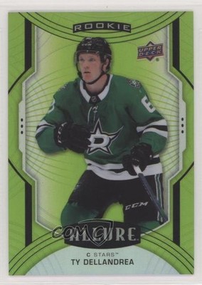 2020-21 Upper Deck Allure Sp Green Quartz 76/99 Ty Dellandrea #140 Rookie RC 1tr
