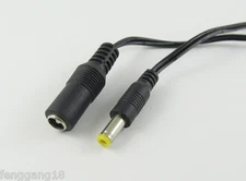 10x CCTV DC Power Adapter Cable 5.5x2.1mm Female Socket to 4.8 x 1.7mm Male Plug