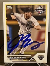 2023 TOPPS PRO DEBUT JACK BRANNIGAN IP SIGNED CARD PIRATES