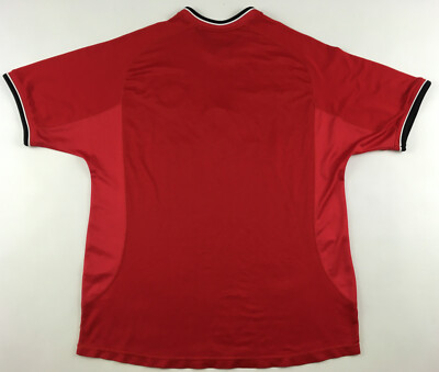 ウェア vodafone Manchester Manchester United 2000-02 2002 red Sportwool shirt jersey
