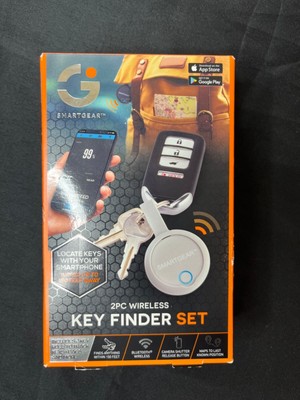 Smart Gear Key Finder Black Grey 2 piece Set Wireless