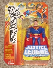 2006 Mattel DC Justice League Unlimited Superman Action Figure MOC
